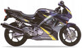 NAKLEJKI JUULA NA MOTOCYKL DO HONDA CBR 600 F 1996 CZARNY NH1H NIEBIESKI