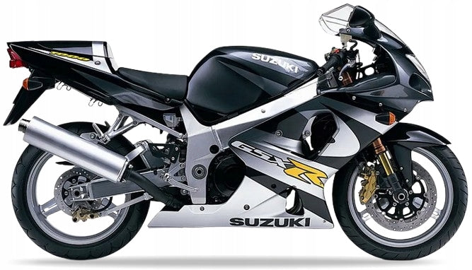 NAKLEJKI NA MOTOCYKL JUULA DO SUZUKI GSX-R 1000 2001 CZARNY 33J SREBRNY YD8