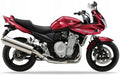 NAKLEJKI NA MOTOCYKL JUULA DO SUZUKI GSF 1250 S BANDIT 2008 CZERWONY YHL TRANSPARENT