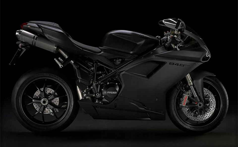 NAKLEJKI DO DUCATI 848 EVO 2011 CZARNY MAT