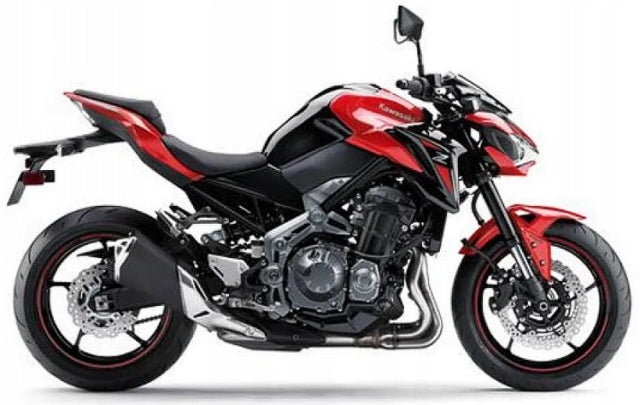 NAKLEJKI NA MOTOCYKL JUULA DO KAWASAKI Z 900 2017-2018 CZERWONY A5