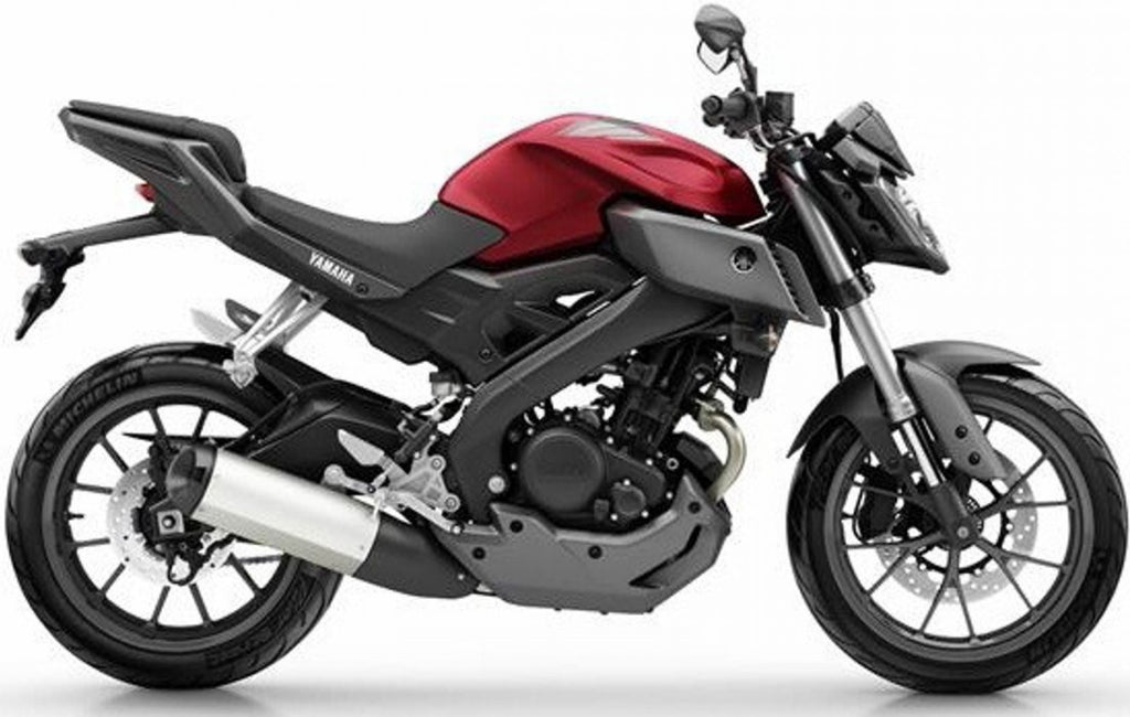 NAKLEJKI NA MOTOCYKL JUULA DO YAMAHA MT 125 2015 CIEMNY CZERWONY