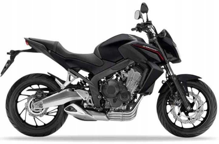 NAKLEJKI NA MOTOCYKL JUULA DO HONDA CB 650 F 2014-2015 CZARNY MAT NH436