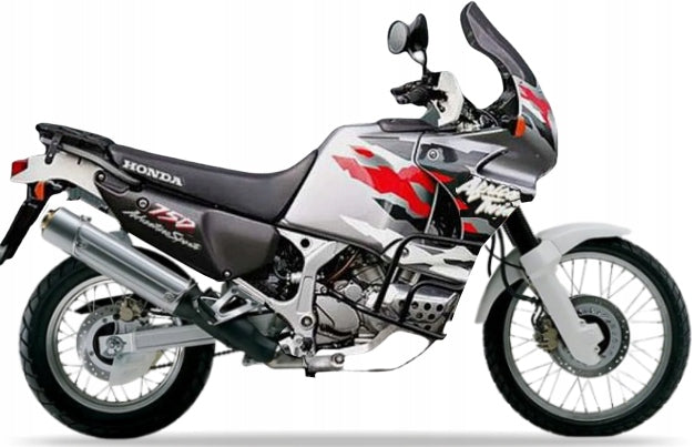 Naklejki na motocykl Honda Xrv 750 Africa Twin 1996-1999 Srebrny Nh232 - Juula