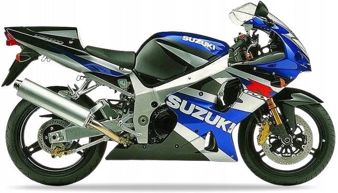 JUULA MOTORCYCLE DECALS FOR SUZUKI GSX-R 1000 2002 BLUE 1LF BLACK 