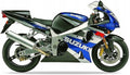 NAKLEJKI NA MOTOCYKL JUULA DO SUZUKI GSX-R 1000 2002 NIEBIESKI 1LF CZARNY