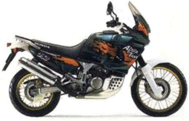 Naklejki na motocykl Honda Xrv 750 Africa Twin 1993-1995 Zielony G142G - Juula