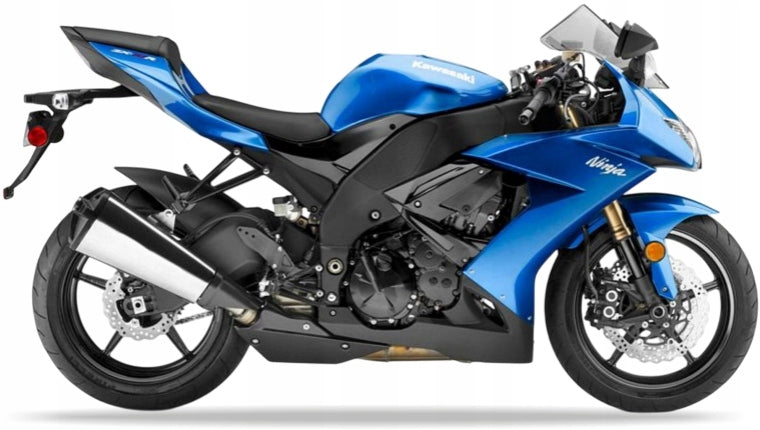 NAKLEJKI JUULA NA MOTOCYKL DO KAWASAKI ZX 10R 2008 NIEBIESKI 723