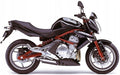NAKLEJKI JUULA NA MOTOCYKL DO KAWASAKI ER 6N 2005-2008 CZARNO-CZERWONY 17K
