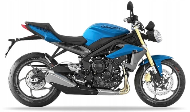 NAKLEJKI NA MOTOCYKL JUULA DO TRIUMPH STREET TRIPLE 675 2013-2015 KARAIBSKI BŁĘKIT