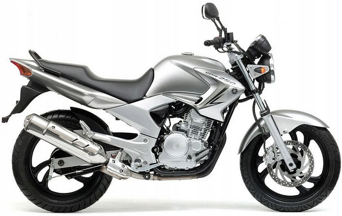 NAKLEJKI NA MOTOCYKL JUULA DO YAMAHA YBR 250 2007-2009 SREBRNY 3 S3