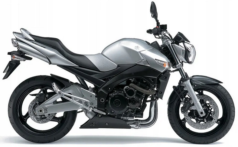 NAKLEJKI NA MOTOCYKL JUULA DO SUZUKI GSR 600 2006-2010 SREBRNY YD8