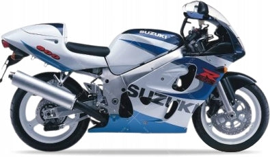 NAKLEJKI NA MOTOCYKL JUULA DO SUZUKI GSXR 600 1999 NIEBIESKI 1LF BIAŁY OJW