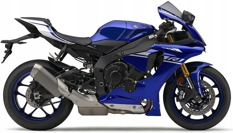 NAKLEJKI NA MOTOCYKL JUULA DO YAMAHA YZF R1 2017 NIEBIESKI C RN32