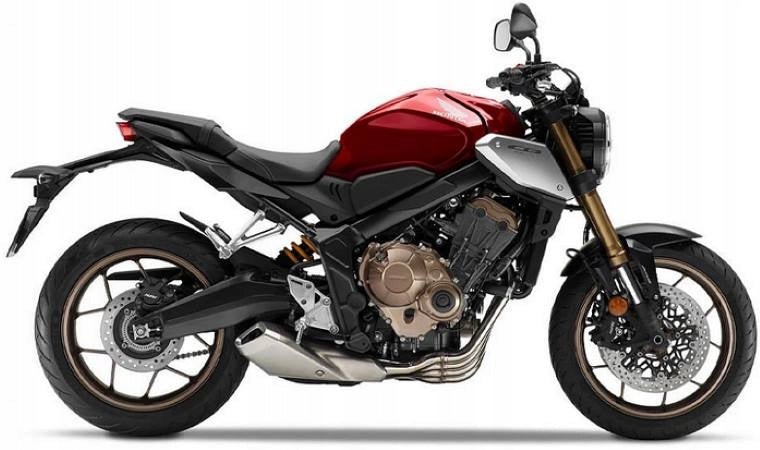 Naklejki na motocykl Honda Cb 650 R 2019-2023 Czerwony R381 - Juula