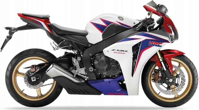 Naklejki na motocykl Honda Cbr 1000 Rr 2010 Fireblade Hrc Biały Nha66 - Juula