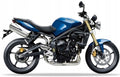 NAKLEJKI NA MOTOCYKL JUULA DO TRIUMPH STREET TRIPLE 675 2010-2011 NEON NIEBIESKI