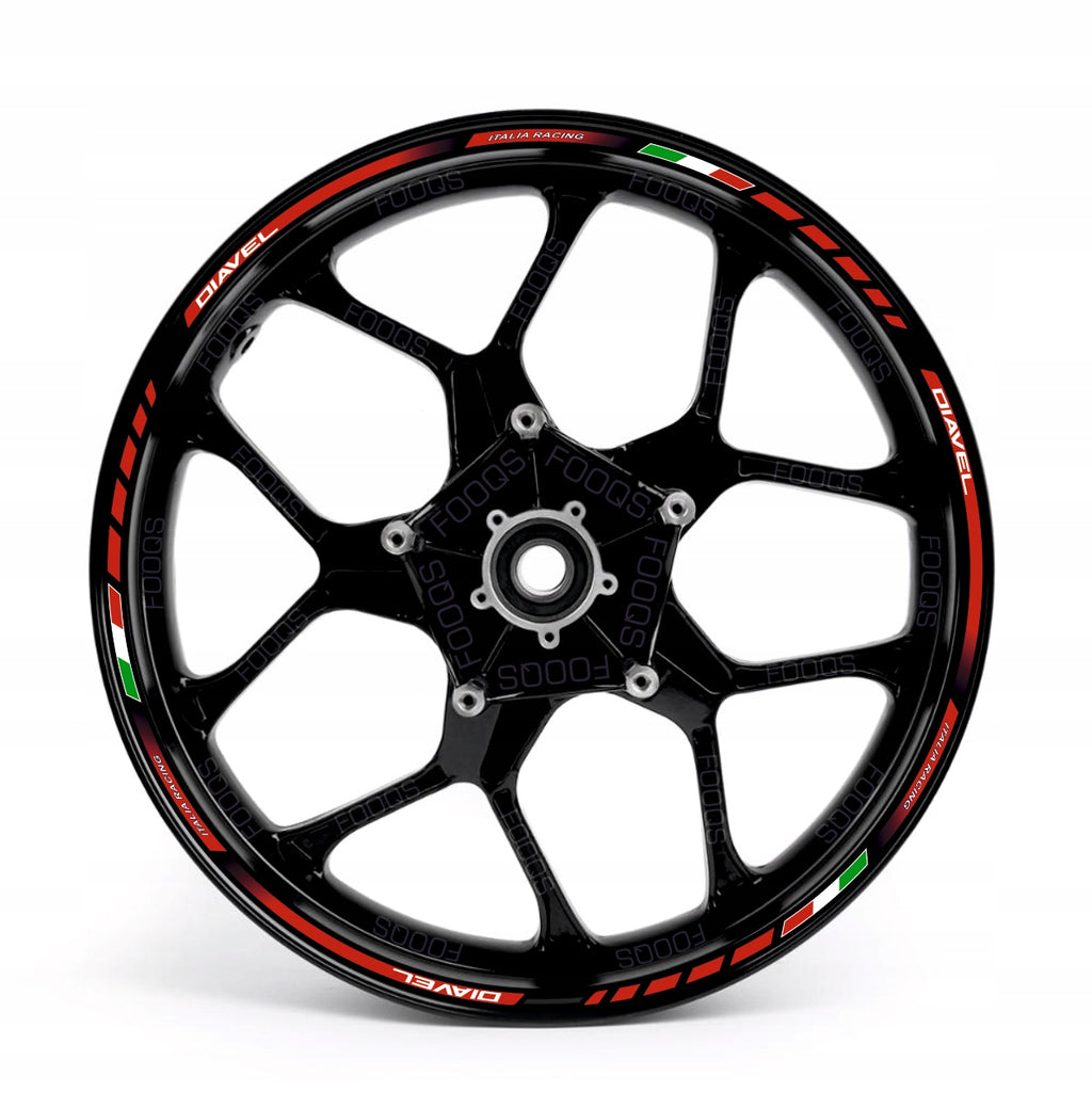 NAKLEJKI NA FELGI JUULA DO DUCATI DIAVEL
