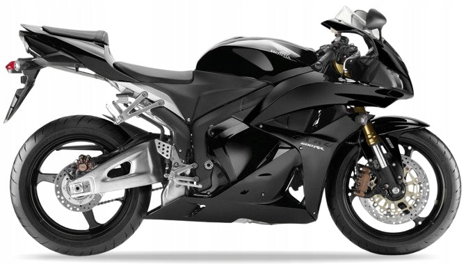Naklejki na motocykl Honda Cbr 600 Rr 2011-2012 Grafitowo-Czarny Nhb01 - Juula