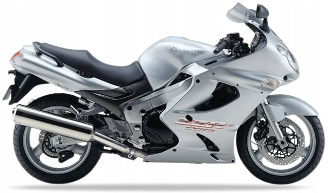 Autocollants JUULA pour moto Kawasaki ZZR 1200 2002 argent F2 