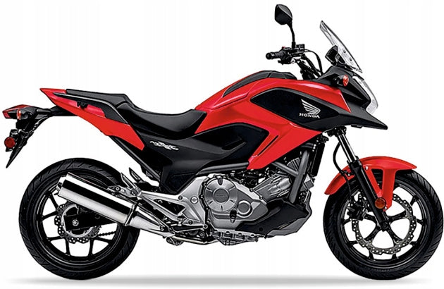 Naklejki na motocykl Honda Nc 750 X 2014-2015 Czerwony R305 - Juula