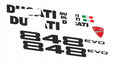 NAKLEJKI DO DUCATI 848 EVO 2011 CZARNY MAT