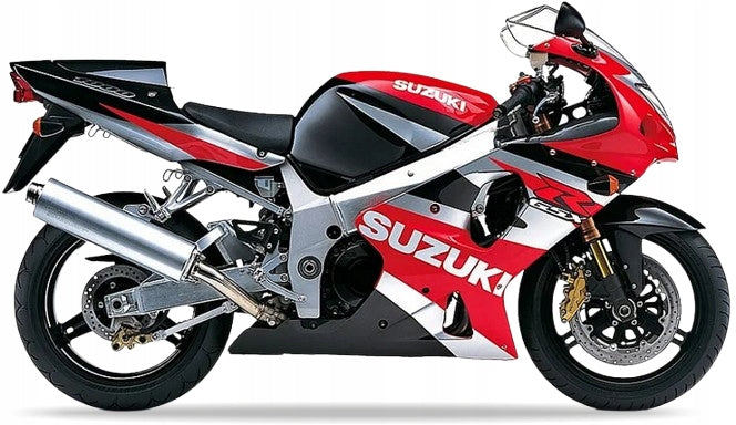 NAKLEJKI JUULA DO SUZUKI GSX-R 1000 2002 CZERWONY Y7M CZARNY Y7L