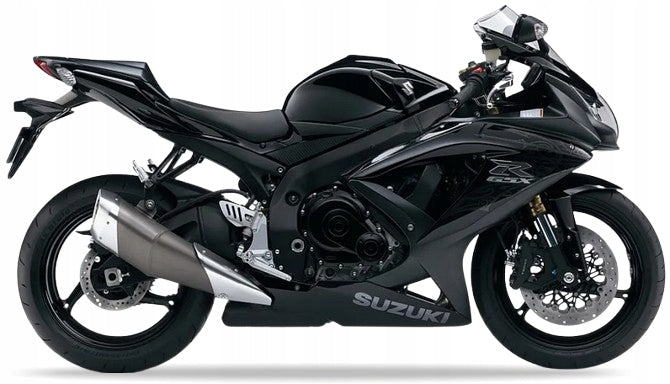 NAKLEJKI NA MOTOCYKL JUULA DO SUZUKI GSXR 600 2009 CZARNY 019