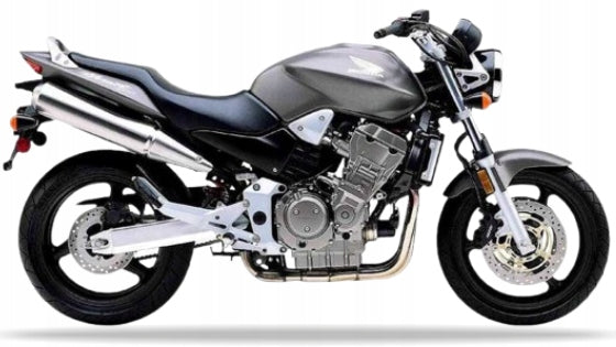 Naklejki na motocykl Honda Cb 900 F Hornet 2000-2005 Ciemny Szary Chrom - Juula