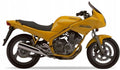 NAKLEJKI NA MOTOCYKL JUULA DO YAMAHA XJ 600 S DIVERSION 1994-1996 CZERWONO-ŻÓŁTY