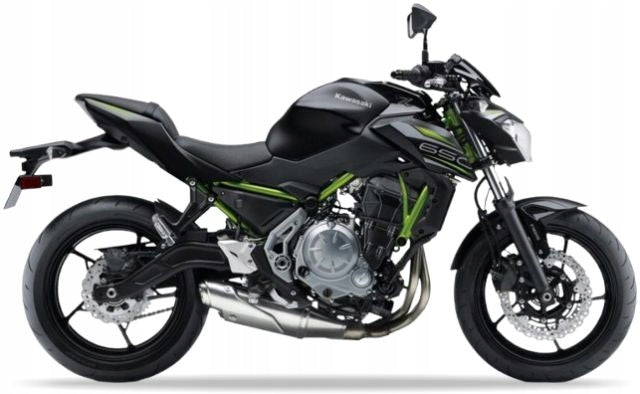 Autocollants JUUL pour moto Kawasaki Z 650 2019 Noir 739 