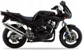 NAKLEJKI JUULA NA MOTOCYKL DO YAMAHA FZS 600 FAZER 1998-2001 CZARNY