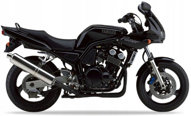 NAKLEJKI JUULA NA MOTOCYKL DO YAMAHA FZS 600 FAZER 1998-2001 CZARNY