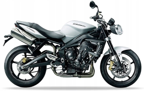 NAKLEJKI NA MOTOCYKL JUULA DO TRIUMPH STREET TRIPLE 675 R 2012 CRYSTAL BIAŁY