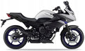 NAKLEJKI NA MOTOCYKL JUULA DO YAMAHA XJ6 DIVERSION S 2015-2016 SREBRNY MATT MS1