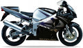 NAKLEJKI NA MOTOCYKL JUULA DO SUZUKI GSXR 750 2000 CZARNY 33J SREBRNY YD8