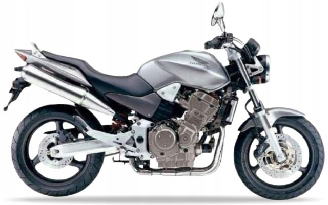 Naklejki na motocykl Honda Cb 600 F Hornet 2002-2004 Srebrny Mat Nh381 - Juula