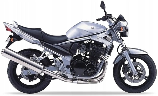 NAKLEJKI NA MOTOCYKL JUULA DO SUZUKI GSF 650 N BANDIT 2005 SREBRNY METALIK YD8