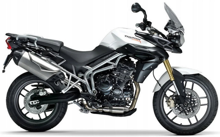 NAKLEJKI JUULA NA MOTOCYKL DO TRIUMPH TIGER 800 2011-2014 BIAŁY