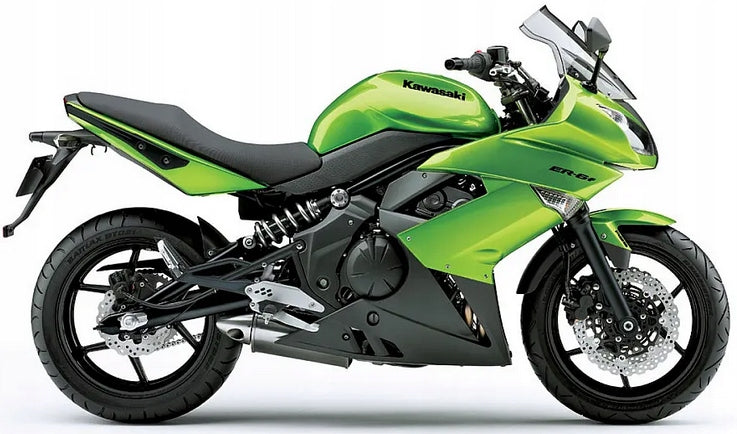 NAKLEJKI JUULA NA MOTOCYKL DO KAWASAKI ER 6F 2010 LIMONKOWO-ZIELONY 777