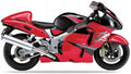 NAKLEJKI NA MOTOCYKL JUULA DO SUZUKI GSX 1300 R HAYABUSA 2005 BPJ CZERWONY YU7 CZARNY