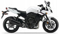 NAKLEJKI JUULA NA MOTOCYKL DO YAMAHA FZ1 S FAZER 2011-2014 BIAŁY 1 BWC1 USA