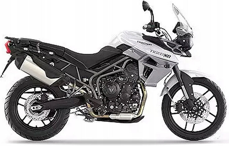 NAKLEJKI JUULA DO TRIUMPH TIGER 800 XR 2017 BIAŁY