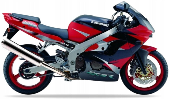 NAKLEJKI NA MOTOCYKL JUULA DO KAWASAKI ZX 9R 2001 CZERWONY B1