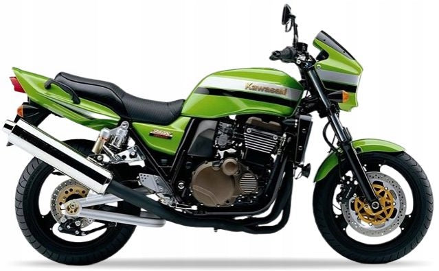 NAKLEJKI JUULA DO KAWASAKI ZRX 1200 R 2004 ZIELONY SREBRNY