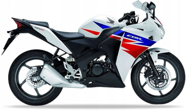 Naklejki na motocykl Honda Cbr 125 R 2013-2015 Biały Nh196 - Juula
