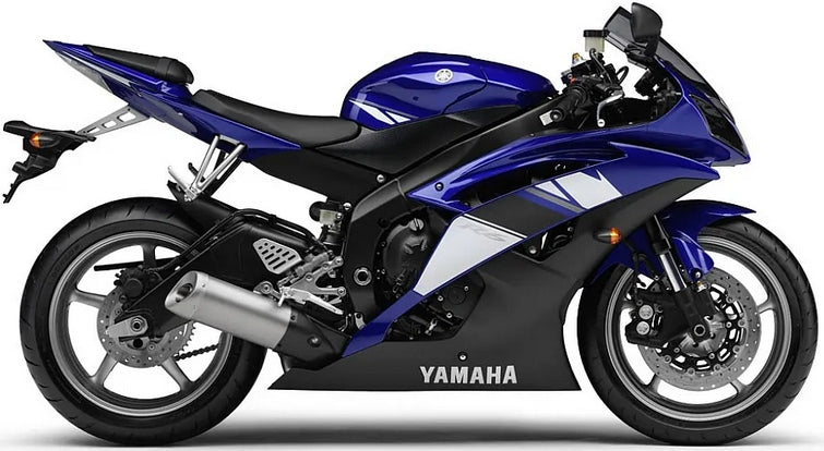NAKLEJKI NA MOTOCYKL JUULA DO YAMAHA YZF R6 2009 NIEBIESKI RJ15