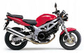 NAKLEJKI NA MOTOCYKL JUULA DO SUZUKI SV 650 1999-2001 CZERWONY Y7M