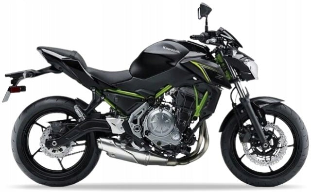 NAKLEJKI NA MOTOCYKL JUULA DO KAWASAKI Z 650 2017-2018 CZARNY 660