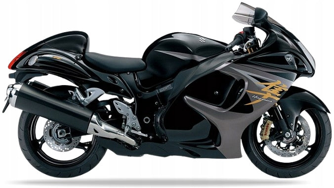 NAKLEJKI NA MOTOCYKL JUULA DO SUZUKI GSX 1300 R HAYABUSA 2014 AA3 SZARY YLF CZARNY YVB